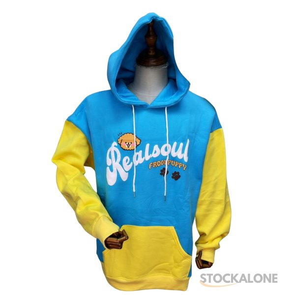 Realsoul Hoodie - Turquiose Blue & Yellow